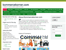 Tablet Screenshot of kommercekorner.com